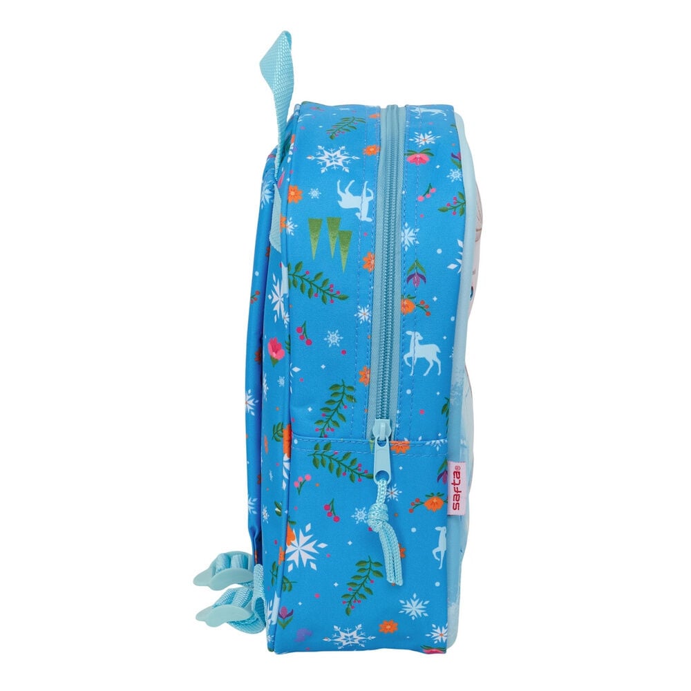 Mochila 3D Frozen Disney azul con ilustración de Elsa - 3