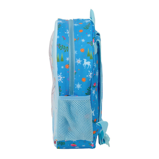 Mochila 3D Frozen Disney azul con imagen de Elsa - 3