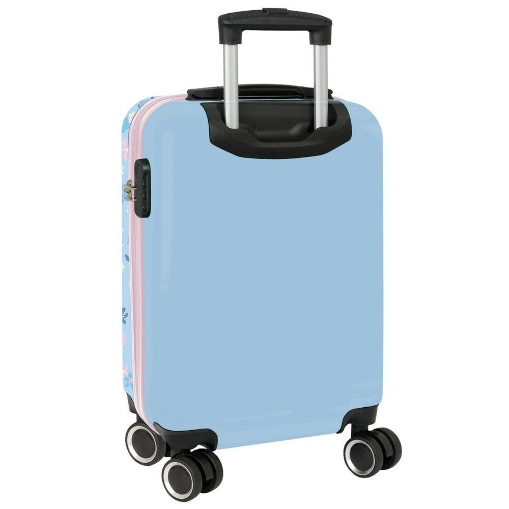 Maleta de cabina Stitch Disney azul con estampado floral - 2