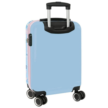 Maleta de cabina Stitch Disney azul con estampado floral - 2