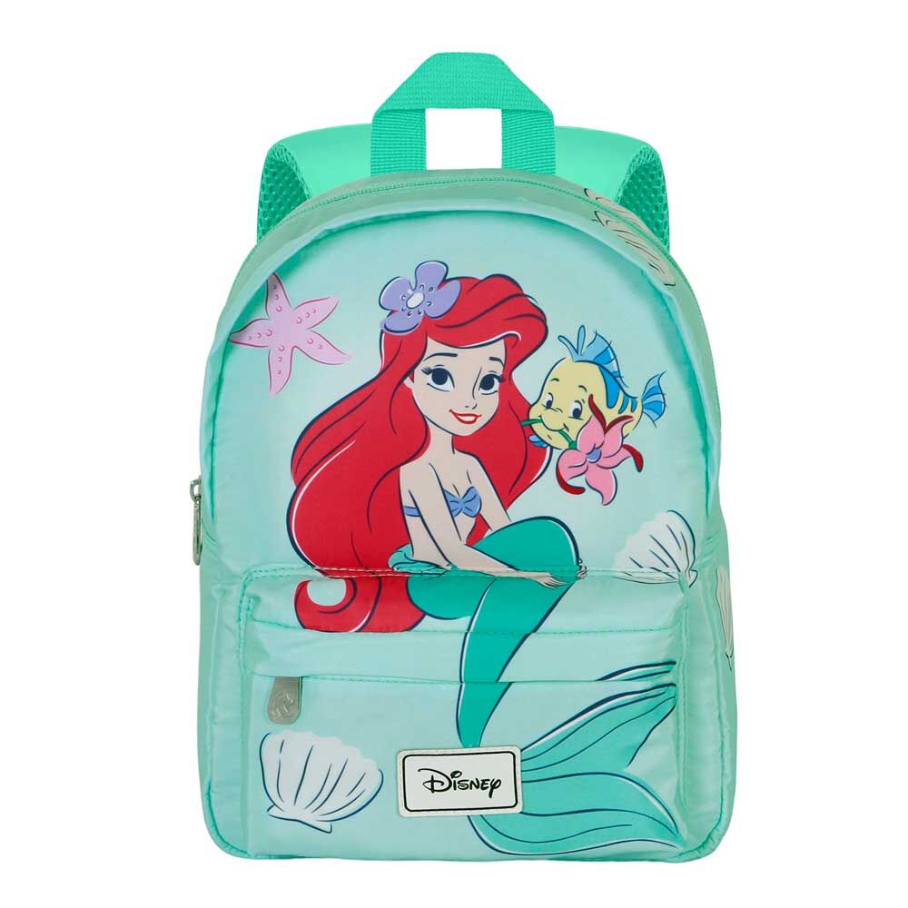 Mochila turquesa Disney de La Sirenita con Ariel y Flounder - 3