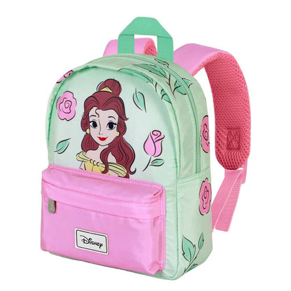 Mochila Rose de Bella Disney con rosas y bolsillo frontal