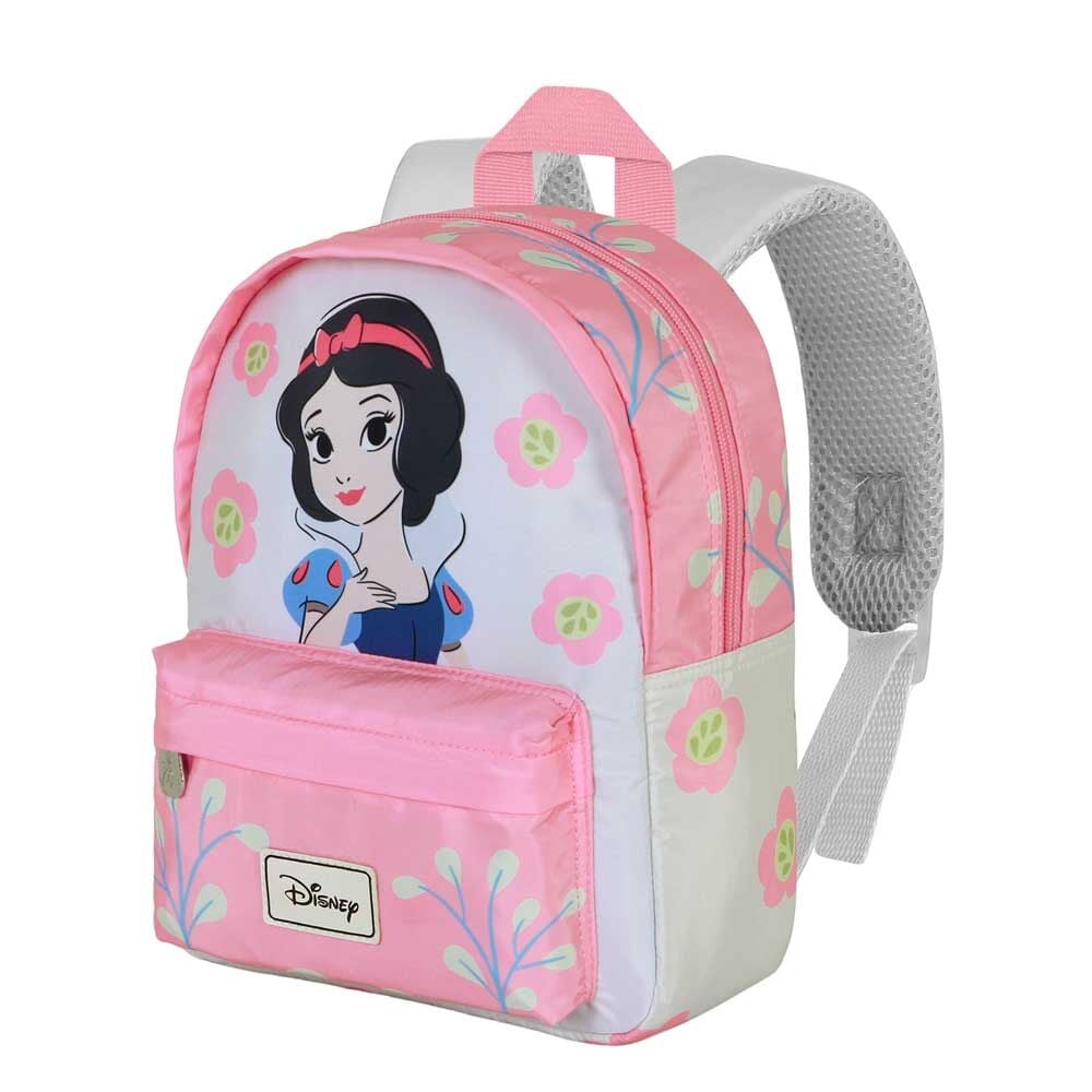 Mochila rosa Flower de Blancanieves Disney con bolsillo frontal