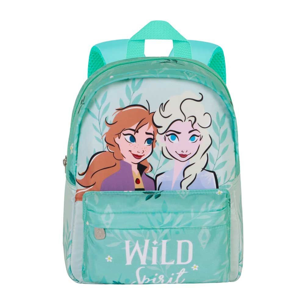 Mochila turquesa Frozen Disney con Anna y Elsa - 3