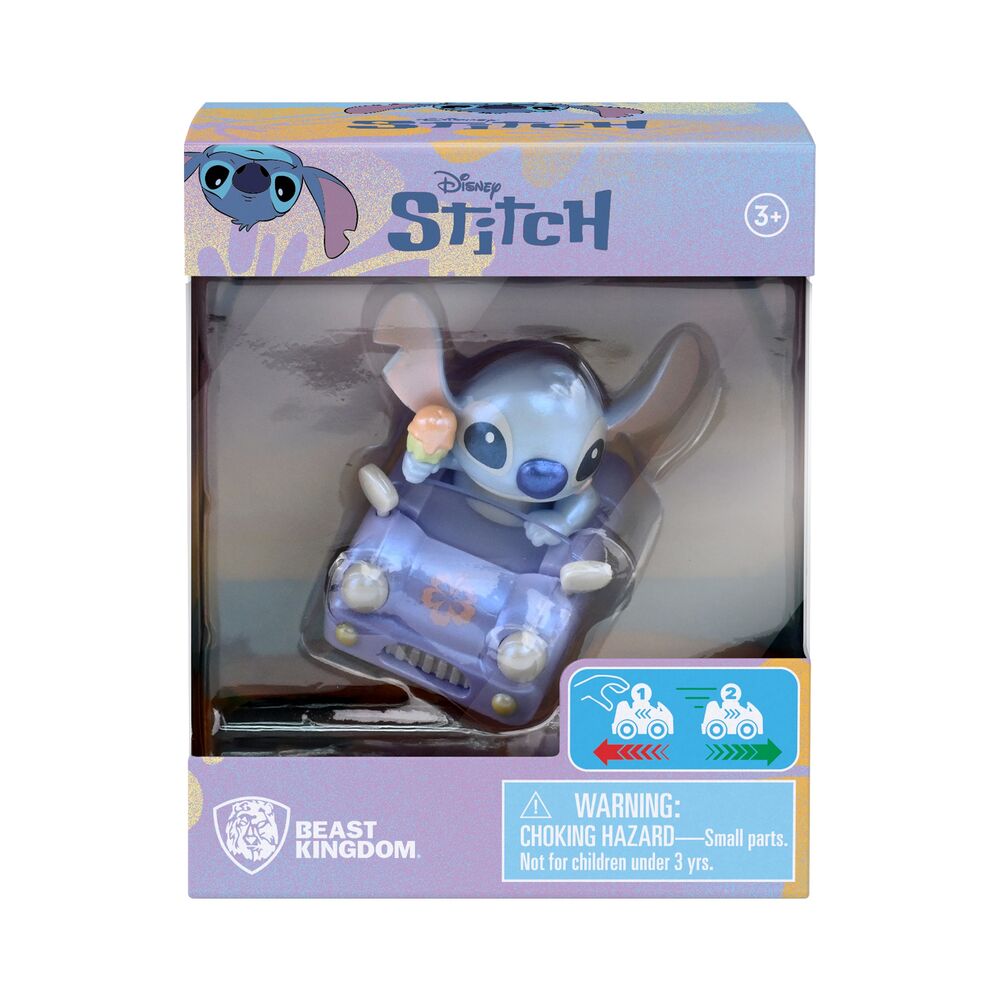 Figura Zoom Hero Stitch Disney en vehículo con caja con ventana - 4