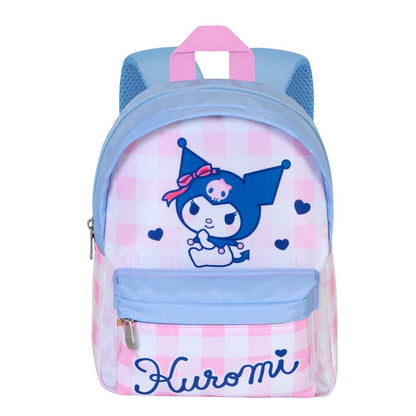 Mochila Sweety de Kuromi azul y rosa con bolsillo frontal - 3