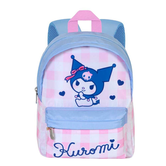 Mochila Sweety de Kuromi azul y rosa con bolsillo frontal - 3