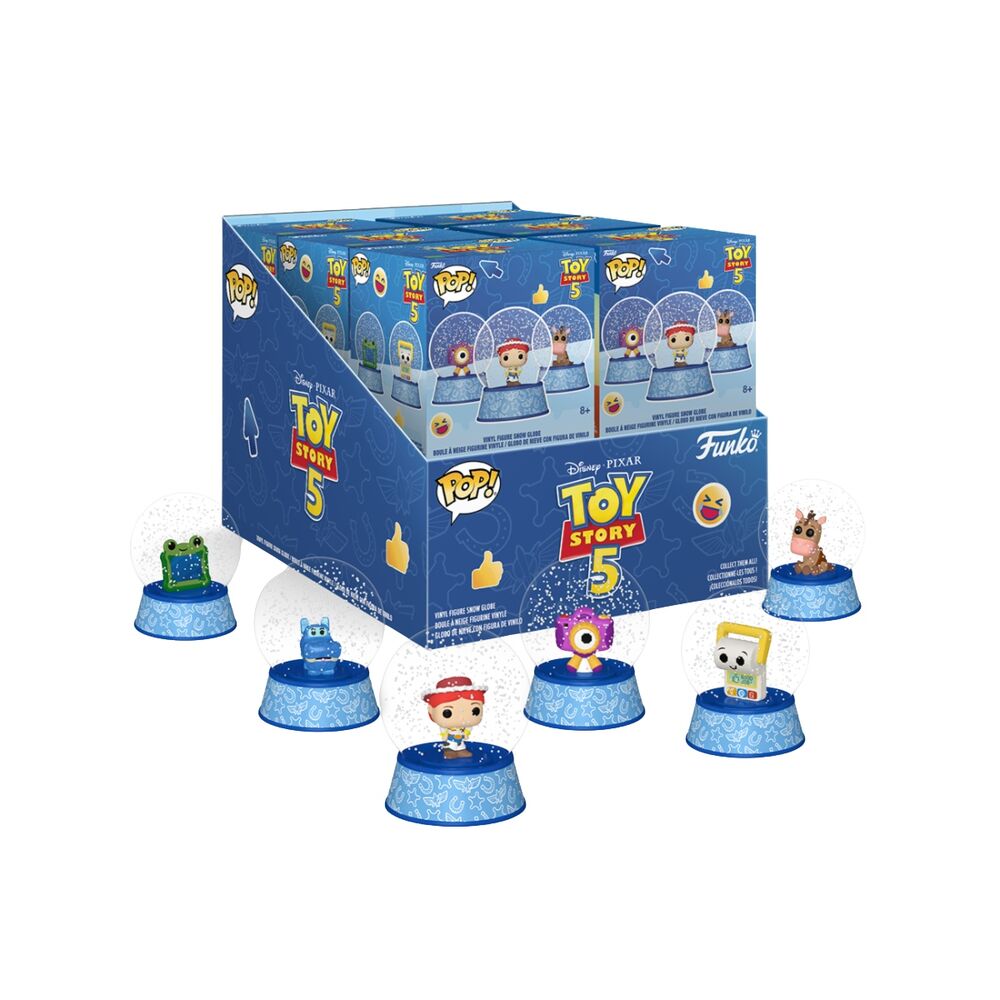 Figura Funko Mystery Mini de Toy Story 5 en bola de nieve
