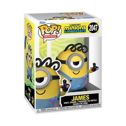 Figura Funko POP! de James de Minions & Monsters en caja