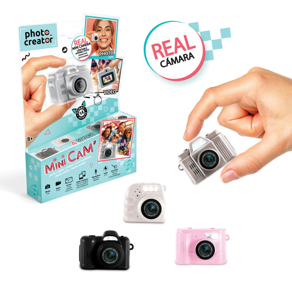 Mini cámara digital Photo Creator de CANAL TOYS con llavero