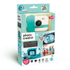 Cámara digital infantil Photo Creator sumergible en turquesa y blanco
