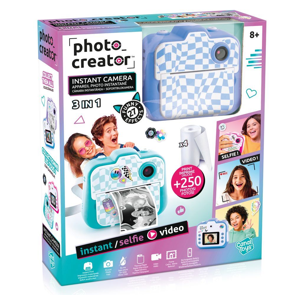 Cámara instantánea digital Photo Creator de CANAL TOYS con accesorios