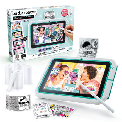 Tablet creativa infantil CANAL TOYS Photo Creator con impresora y lápiz óptico