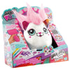 Peluche squishy Airbrush Plush de gatito con pelo rosa y accesorios