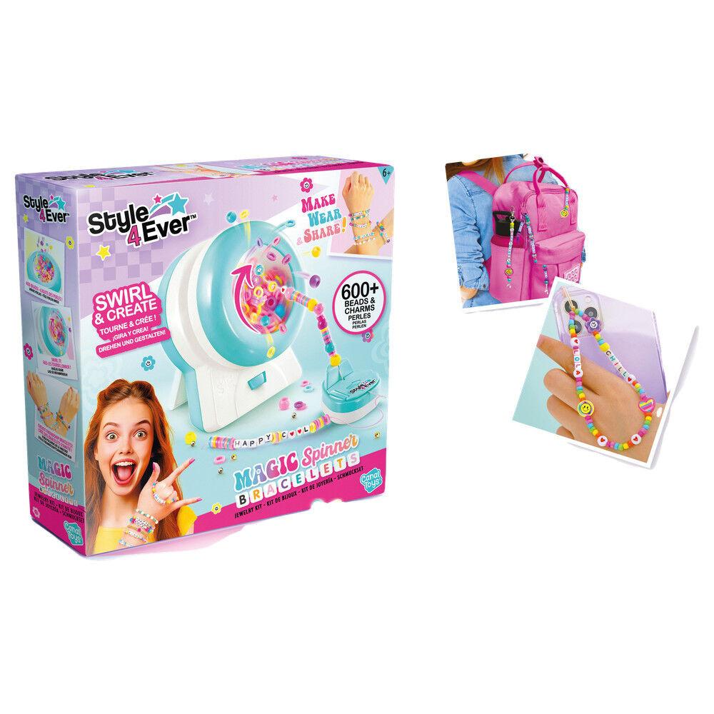 Máquina Style 4Ever de CANAL TOYS para hacer pulseras con cuentas y charms