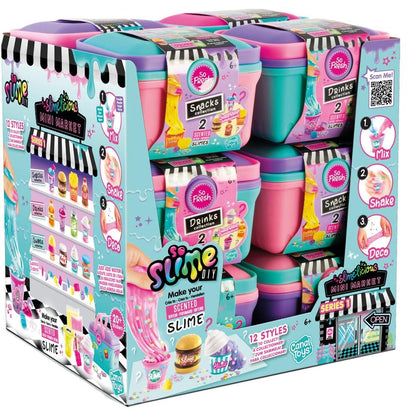 Cesta CANAL TOYS de slime DIY con temática de comida rápida
