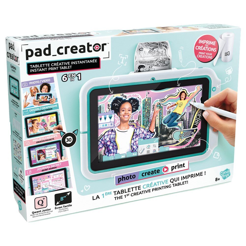 Tablet creativa infantil CANAL TOYS Photo Creator con impresora y lápiz óptico - 2