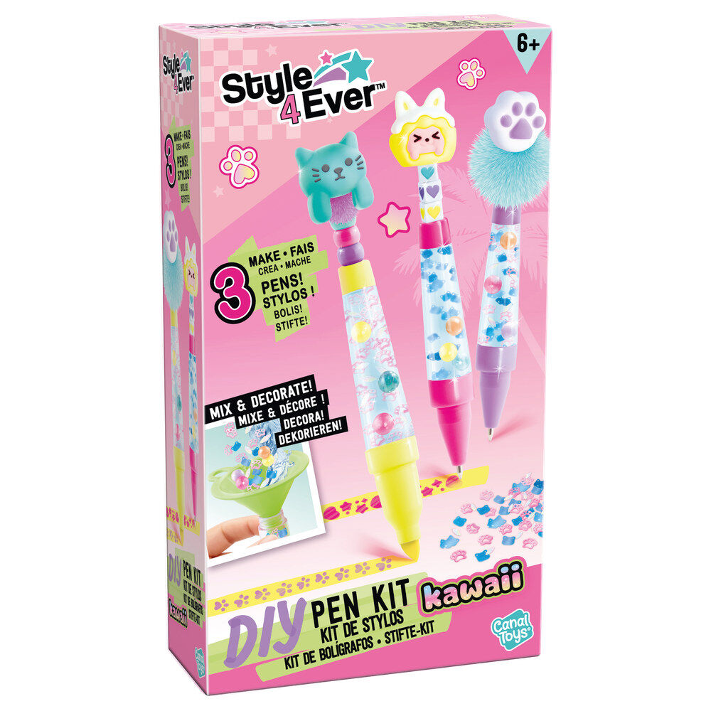 Set DIY Style 4Ever con dos bolígrafos y un subrayador decorativos - 2