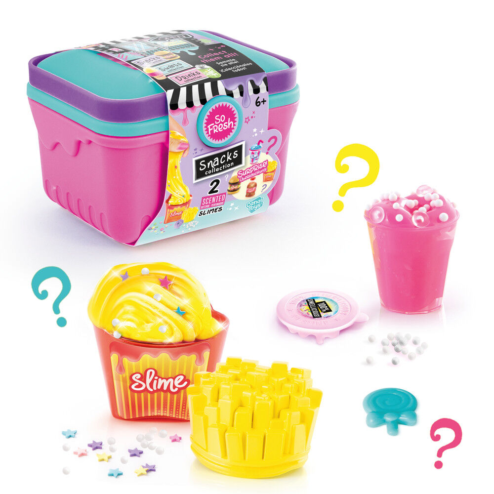Cesta CANAL TOYS de slime DIY con temática de comida rápida - 2