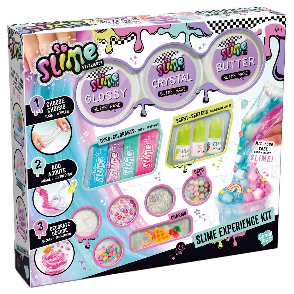 Set CANAL TOYS de slime personalizado con tres macetas y accesorios decorativos - 2