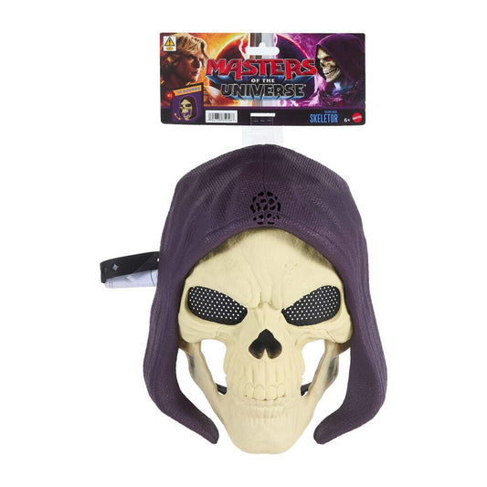 Máscara de Skeletor con capucha morada de Masters of the Universe