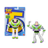 Figura articulada de Buzz Lightyear de Toy Story con traje blanco, verde y morado