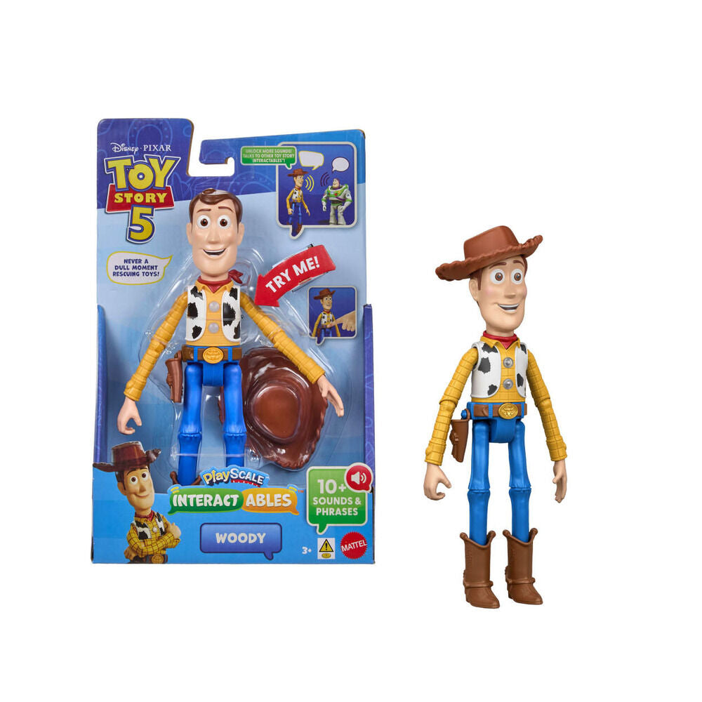 Figura parlante articulada de Woody de Toy Story 5