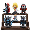 Figuras Shadow Rising de Solo Leveling en surtido sobre base