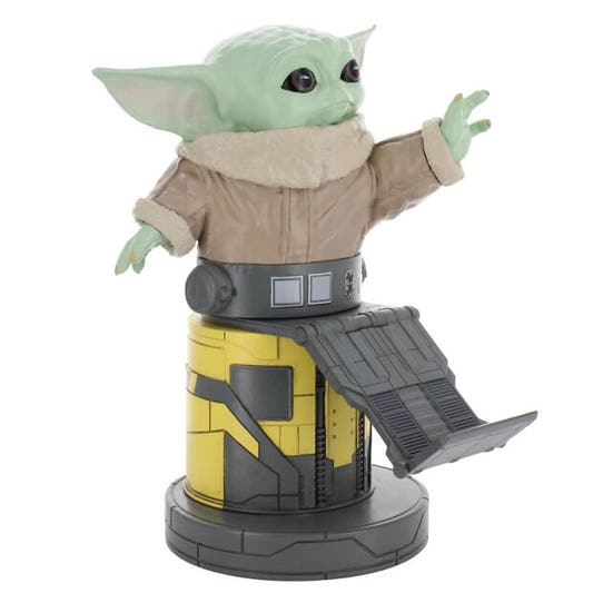 Soporte Cable Guy de Grogu con base amarilla y gris - 4