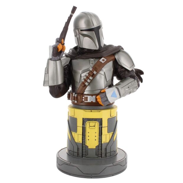 Figura Cable Guy de The Mandalorian Bounty Hunter con base circular