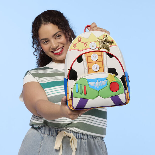 Mochila Loungefly de Toy Story con diseño de Woody y Buzz Lightyear - 4
