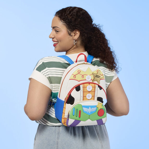 Mochila Loungefly de Toy Story con diseño de Woody y Buzz Lightyear - 5