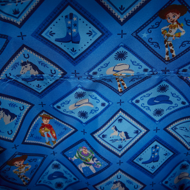 Mochila Loungefly Toy Story 5 azul con personajes Disney Pixar - 5