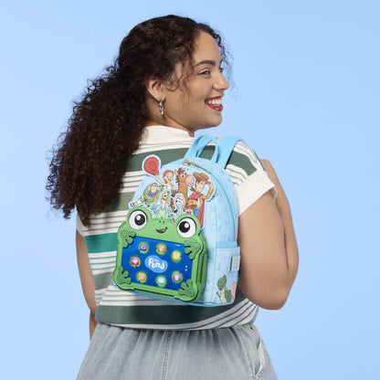 Mochila Loungefly Toy Story 5 azul con personajes Disney Pixar - 6