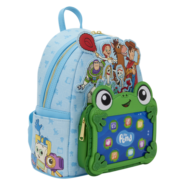 Mochila Loungefly Toy Story 5 azul con personajes Disney Pixar - 4