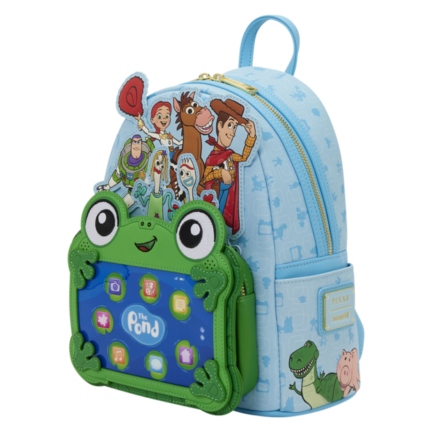 Mochila Loungefly Toy Story 5 azul con personajes Disney Pixar - 2