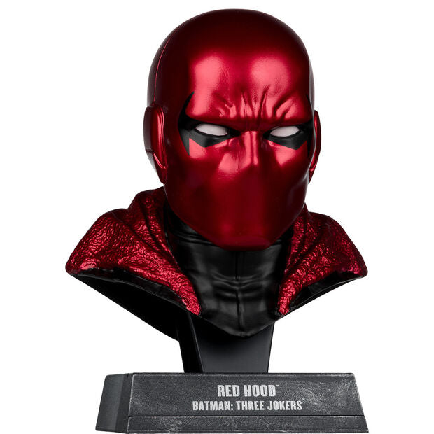 Busto de Red Hood de Batman: Three Jokers con base y caja con ventana - 3