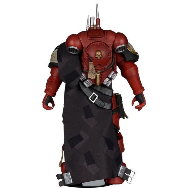 Figura articulada Captain Cyrus Elite Edition de Warhammer 40.000 con armadura roja y accesorios - 5