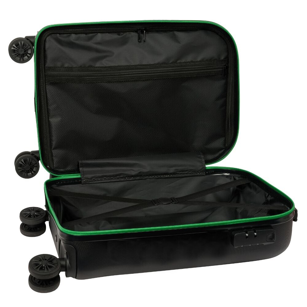 Maleta trolley de cabina negra Minecraft con diseño del Creeper - 5