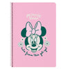 Cuaderno A4 rosa de Minnie Disney con espiral metálico