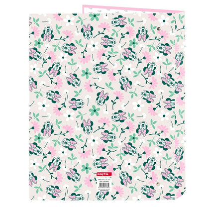 Carpeta A4 rosa Minty Minnie Disney con cuatro anillas - 2