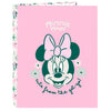 Carpeta A4 rosa Minty Minnie Disney con cuatro anillas