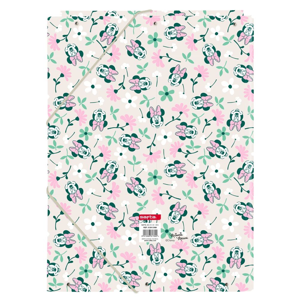 Carpeta A4 Minty Minnie Disney con estampado floral - 2
