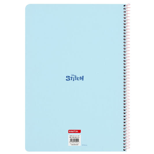 Cuaderno A4 rosa de Stitch Disney con espiral - 2