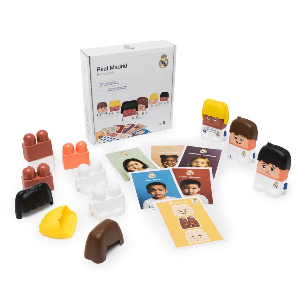 Juego de mesa Emoticlub Real Madrid de MINILAND con piezas y tarjetas de emociones