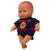 Muñeco Latino MINILAND de 21 cm con equipación del F.C. Barcelona