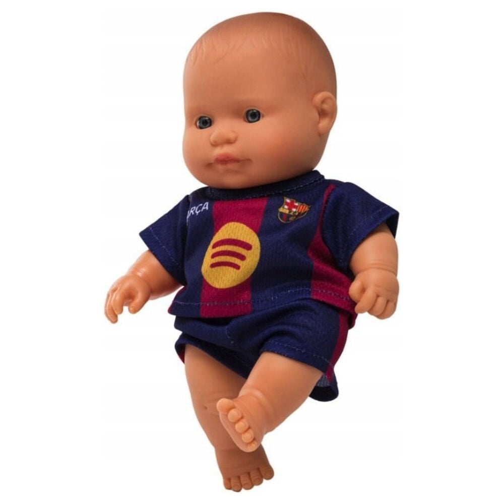 Muñeco Latino MINILAND de 21 cm con equipación del F.C. Barcelona