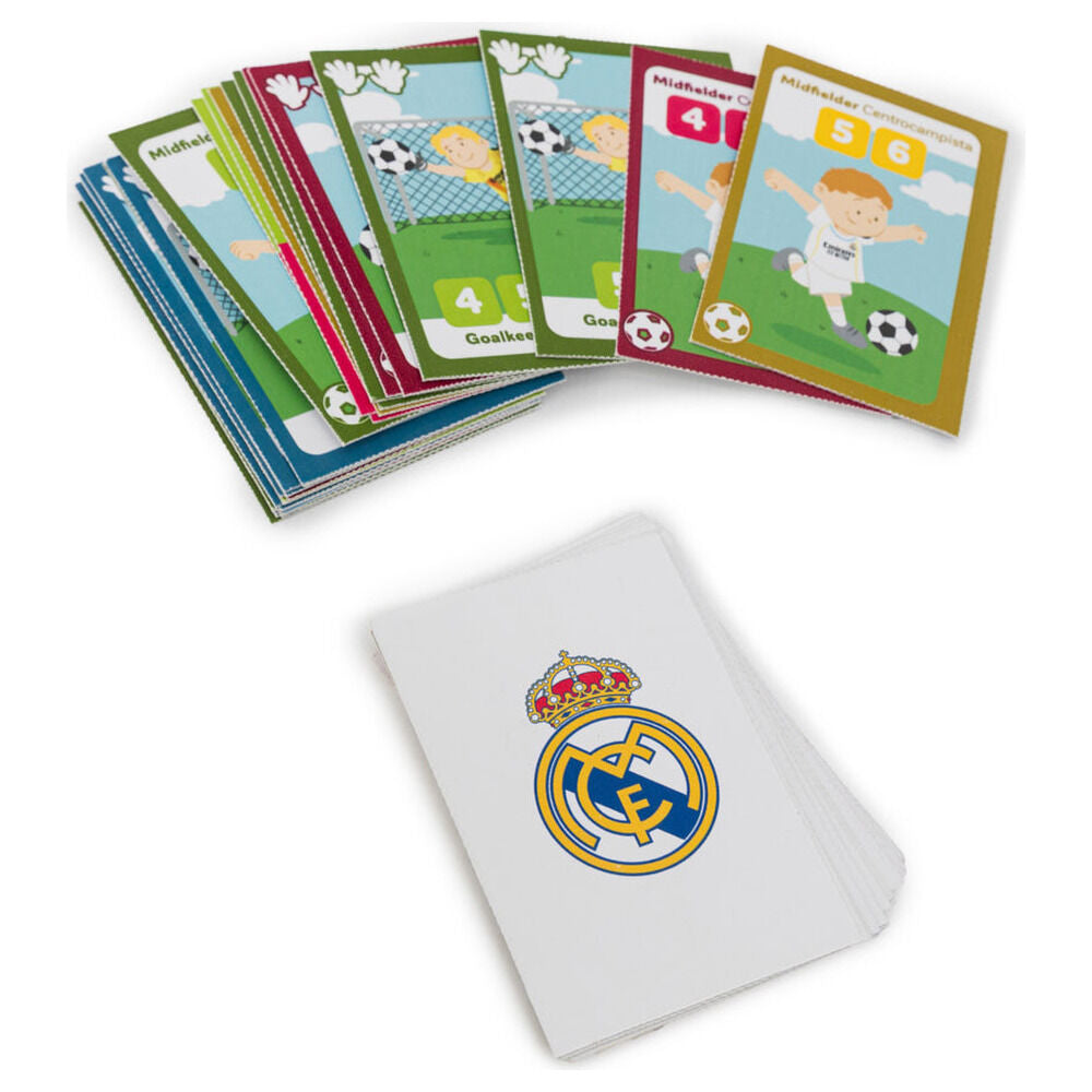 Juego de mesa Juntos Jugamos Real Madrid con tablero, dados, peones y tarjetas - 2