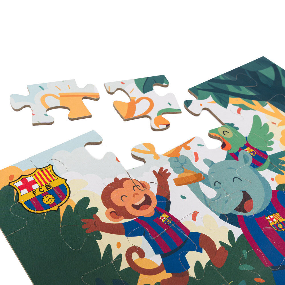 Puzzle de 24 piezas del F.C. Barcelona con personajes azulgrana - 2