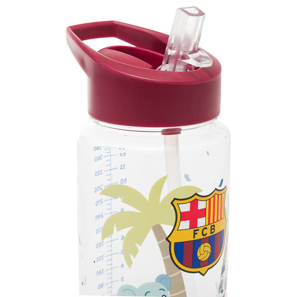 Botella infantil MINILAND F.C. Barcelona de 450 ml con pajita abatible - 3